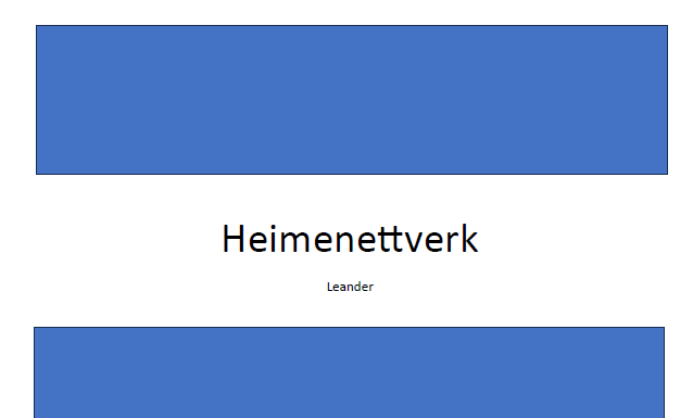 Heimenettverk